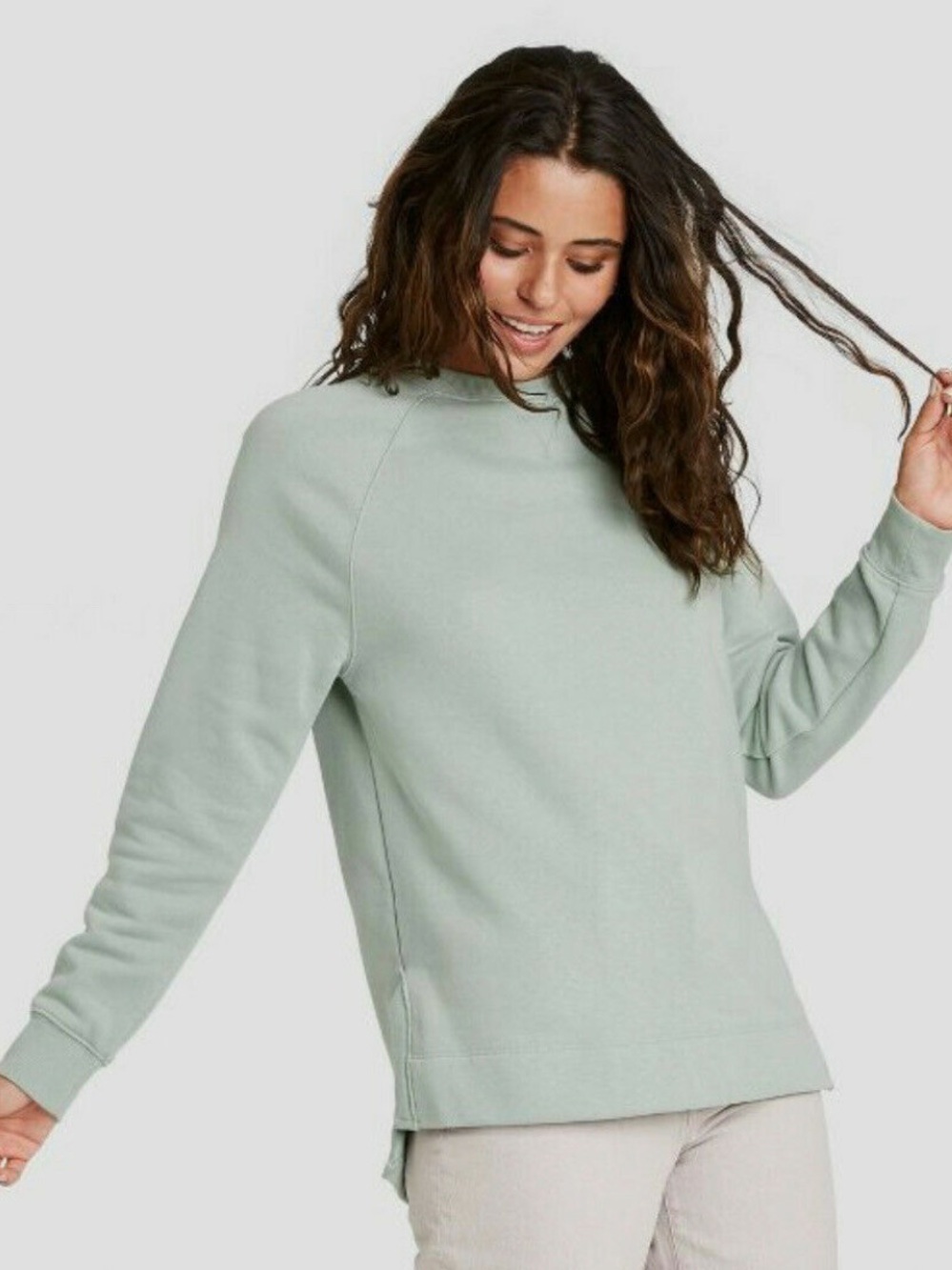 Universal Thread Mint Fleece Tunic Long Sleeve Sweatshirt Women’s XXL